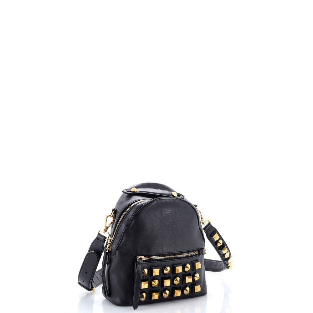 Fendi Mini By The Way Backpack Crossbody Studded Leather - Picture 2 of 6